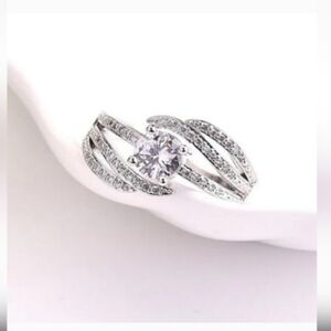 925 Sterling Silver Diamond Ring